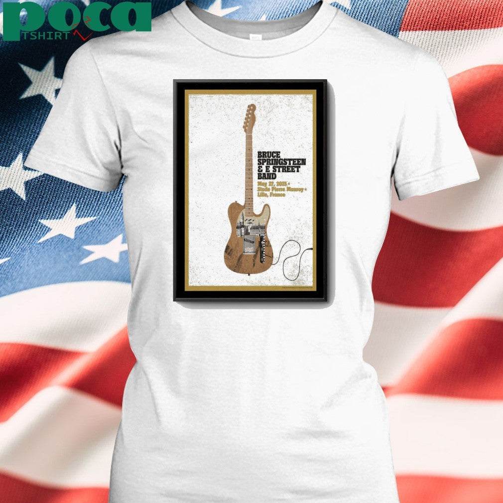 Lille, France May 27, 2025 Bruce Springsteen Poster shirt