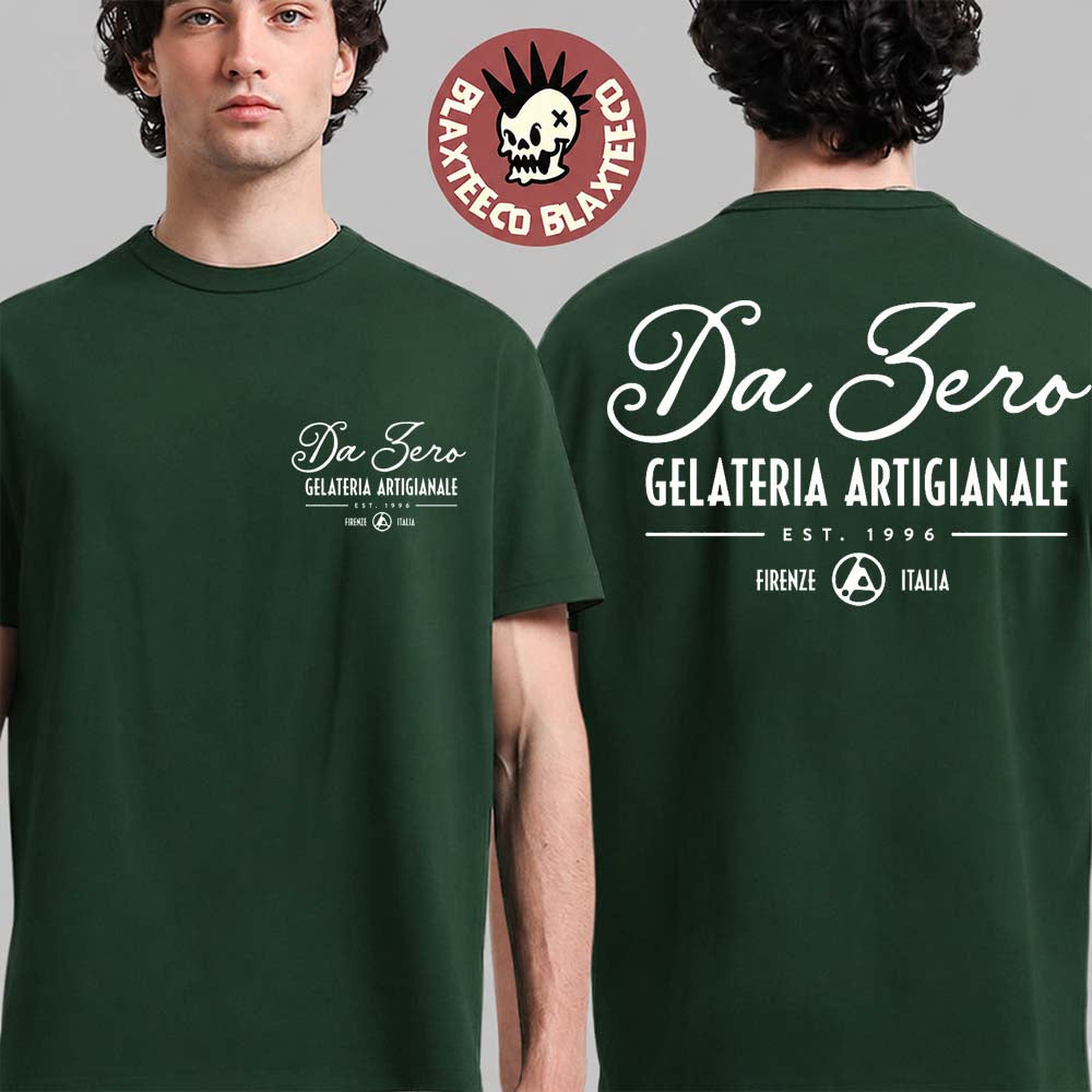 Linkin Park Florence Italy 2026 Pop Up Shop Merch Blind Bag De Zero Gelateria Artigianale Green T-Shirt