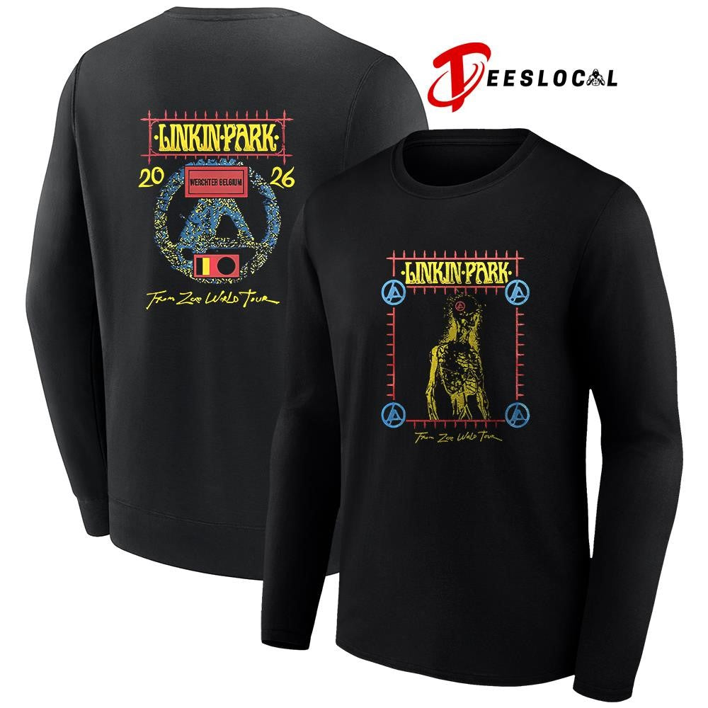 Linkin Park From Zero work tour Werchter Belgium logo shirt