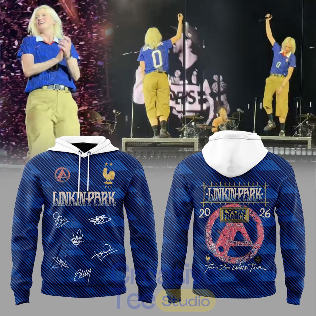 Linkin Park x From Zero World Tour 2026 Vive la FRANCE Hoodie