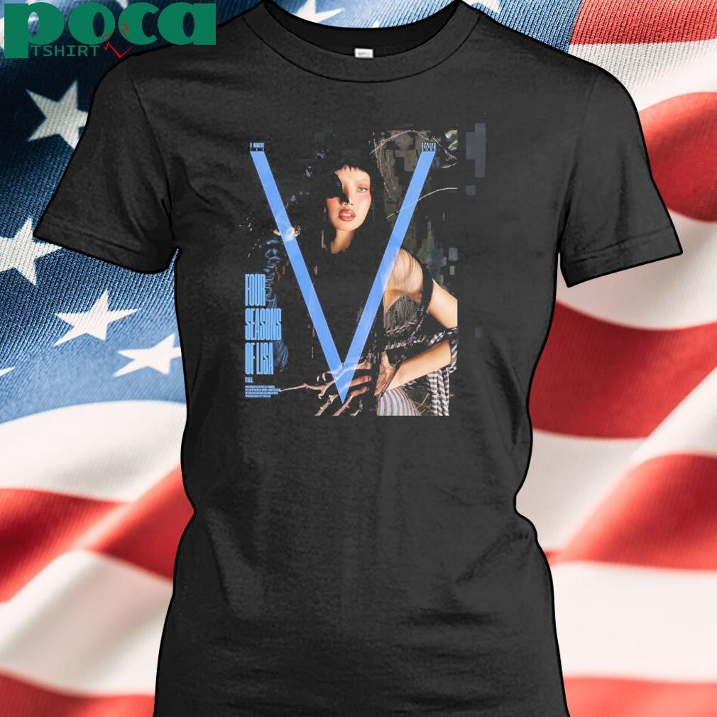 Lisa V Magazine Four Seasons Of Lisa Fall Edition Magazine Cover Unisex T-Shirt