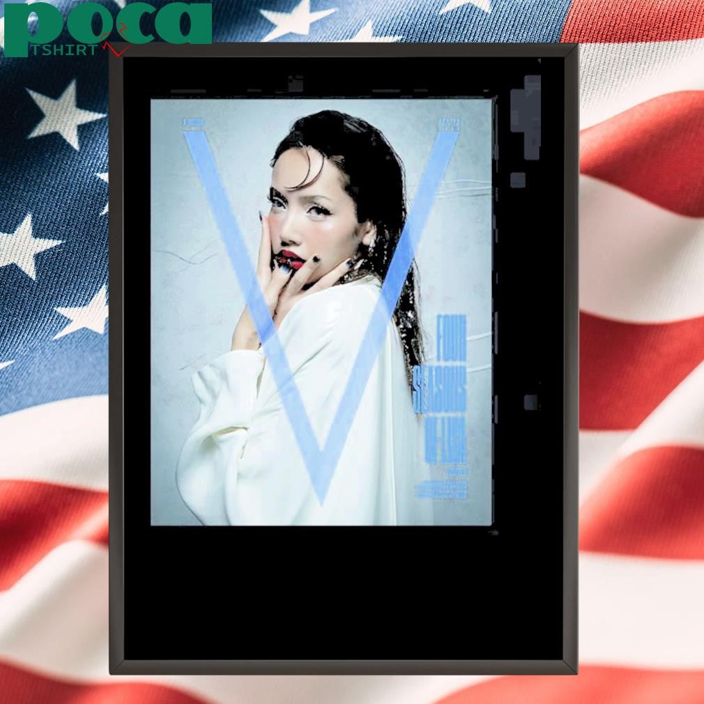 Lisa V Magazine Four Seasons Of Lisa Winter Edition Magazine Cover Unisex T-Shirt