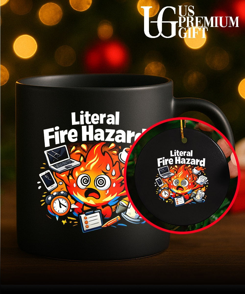 Literal fire hazard T-shirt