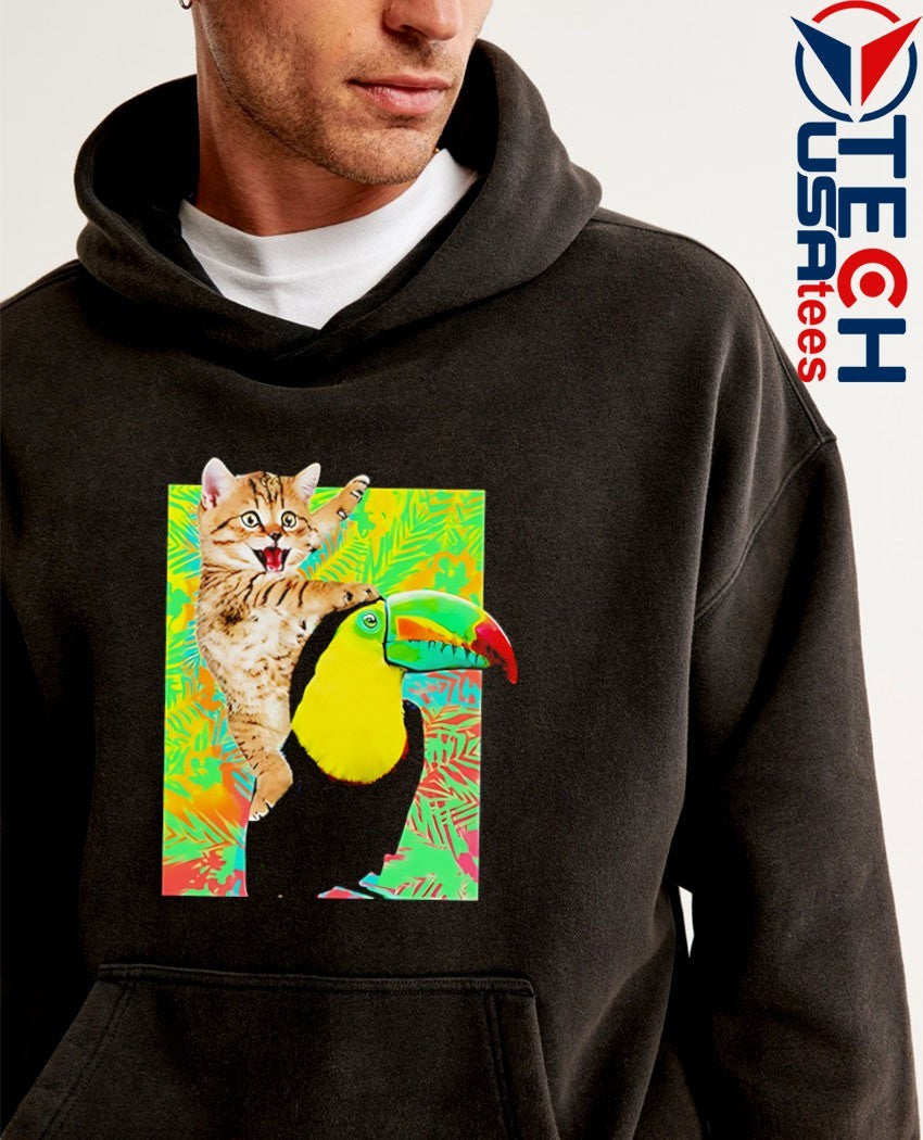 Liv and Maddie Joey Rooney Cat Toucan Ride shirt