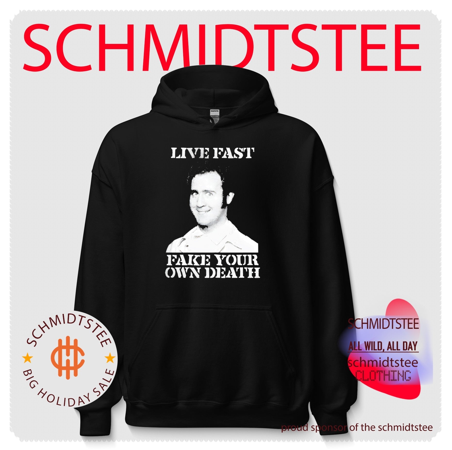 Live fast and fake your own death Andy Kaufman shirt