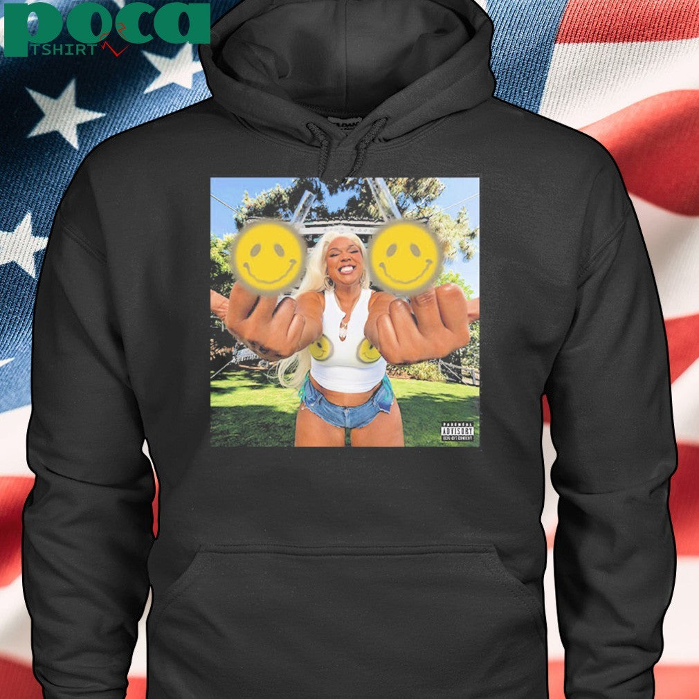 Lizzo Mixtape My Face Hurts From Smiling Release June 27 2025 Two Sided Unisex T-Shirt