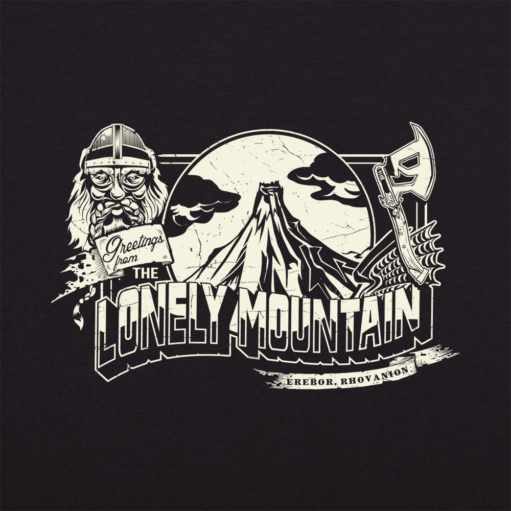 Lonely Mountain Greetings Travel Postcard with Dwarf and Axe