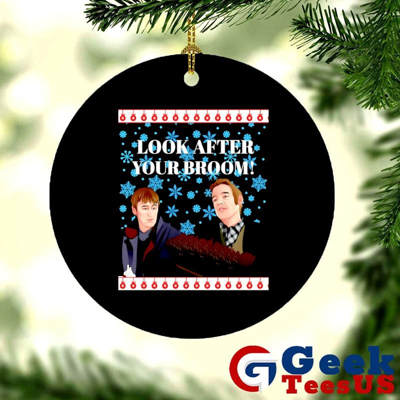 Look After Your Broom ugly Christmas shirt