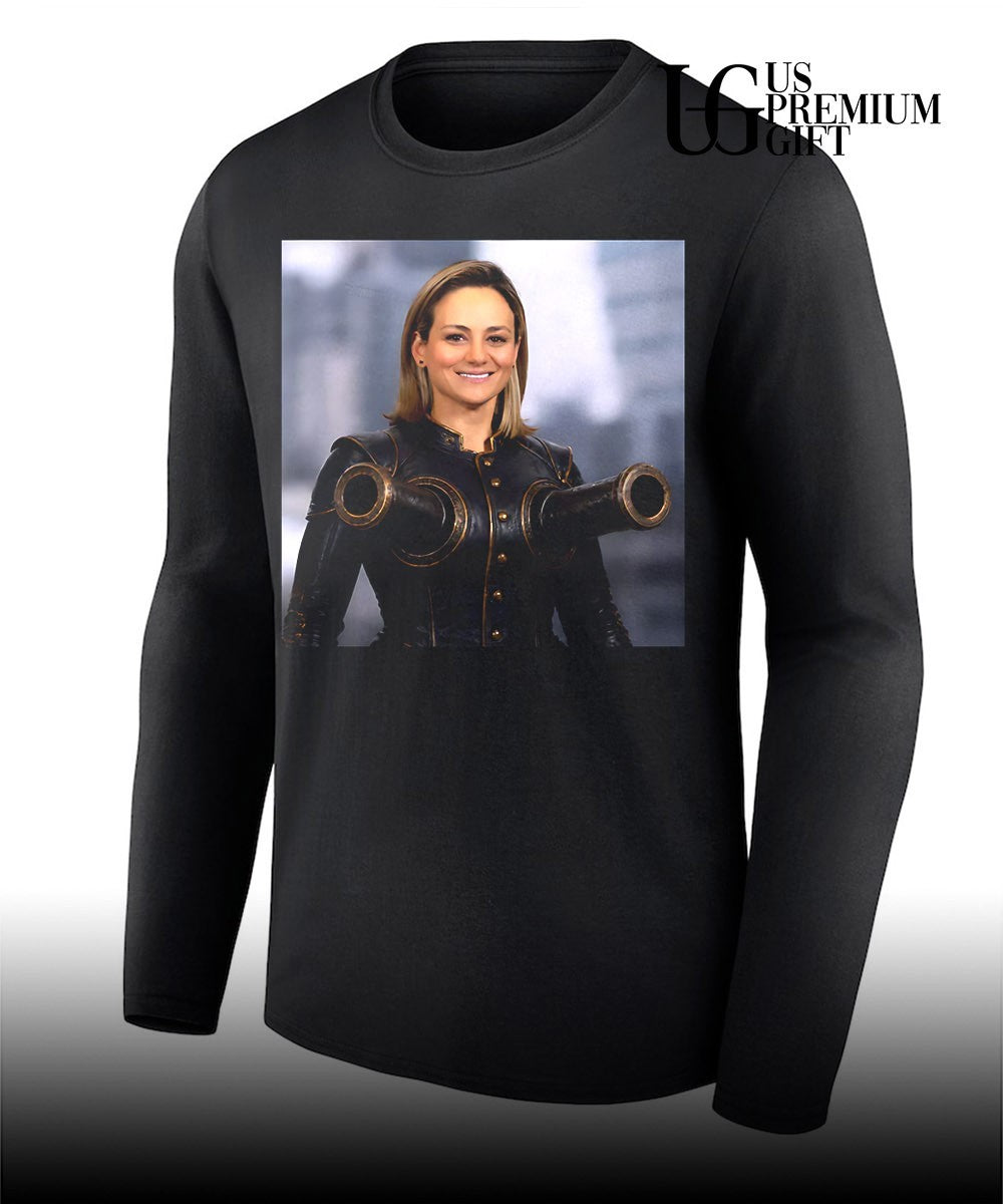 Lorna Hajdini I bet your little Asian fish head wife doesn’t have these cannons shirt
