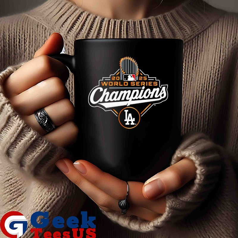 Los Angeles Dodgers 2025 World Series Champions trohpy shirt