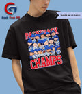 Los Angeles Dodgers Baseball Back 2 Back Champions 2025 caricature shirt