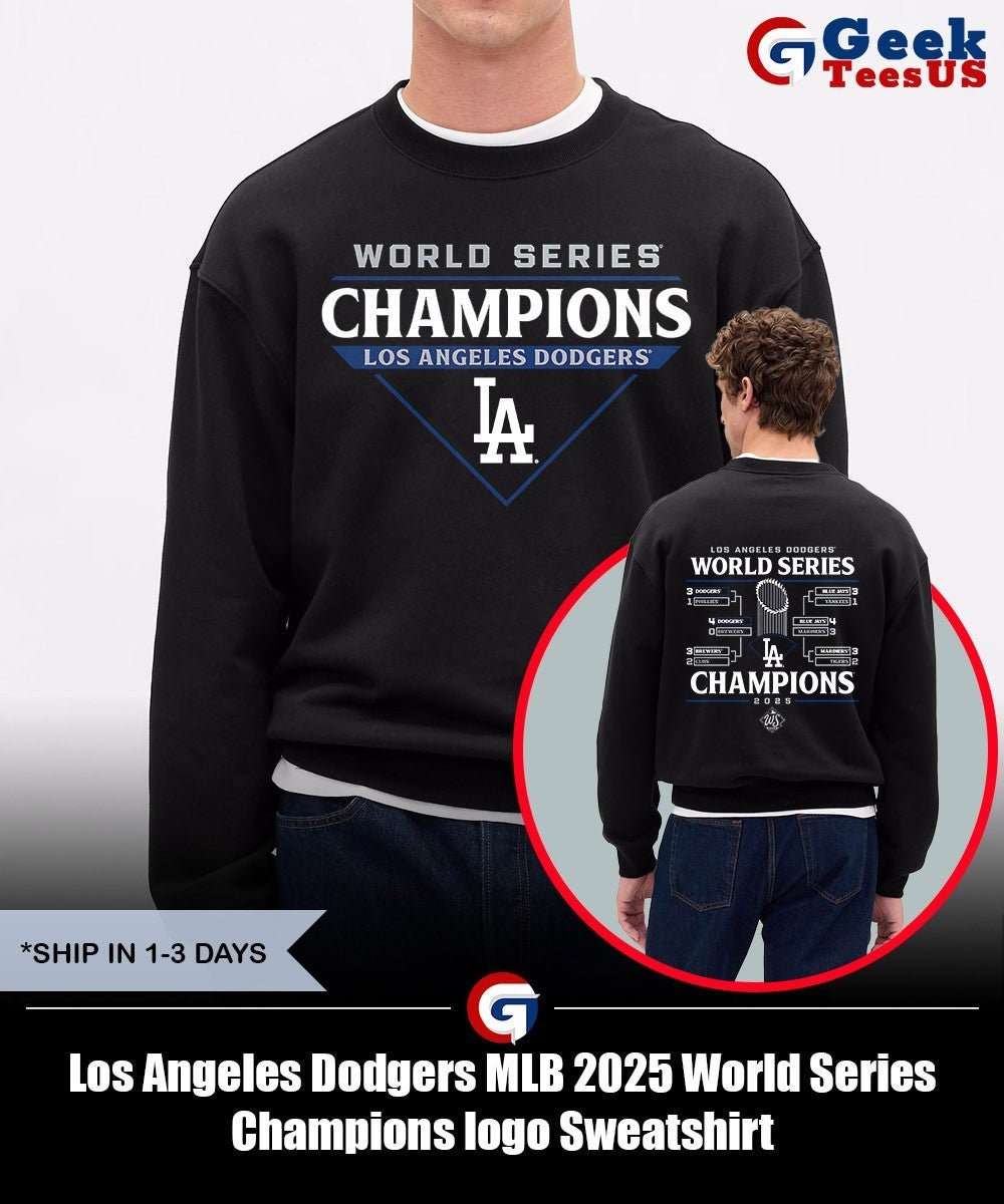 Los Angeles Dodgers MLB 2025 World Series Champions logo shirt