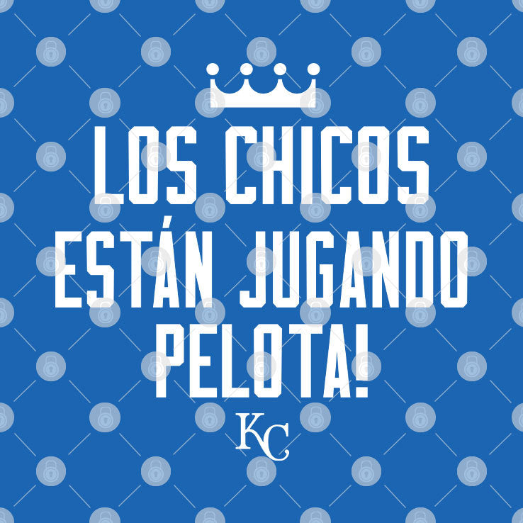 Los Chicos Estan Jugando Pelota KC Royals Shirt