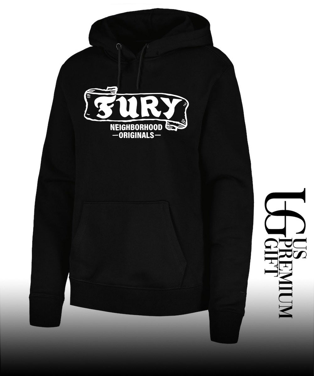 Louis wearing Neighborhood Fury shirt