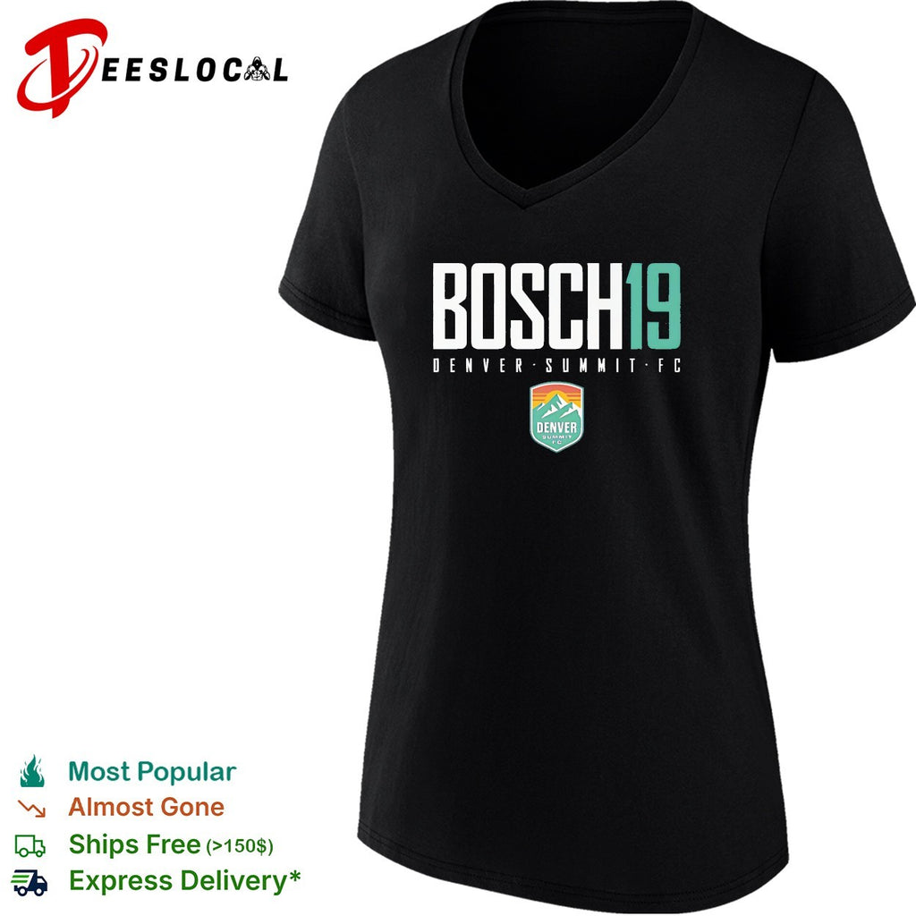 Lourdes Bosch 19 Denver Summit FC professional women’s soccer team shirt