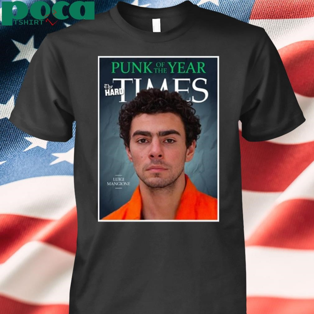Luigi Mangione Is The Hard Times’ 2024 Punk Of The Year Tee Shirt