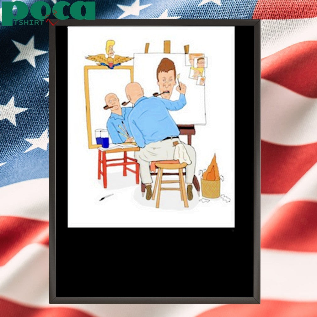 Lukas Draws Art Mike Judge Painting Butthead Shirt