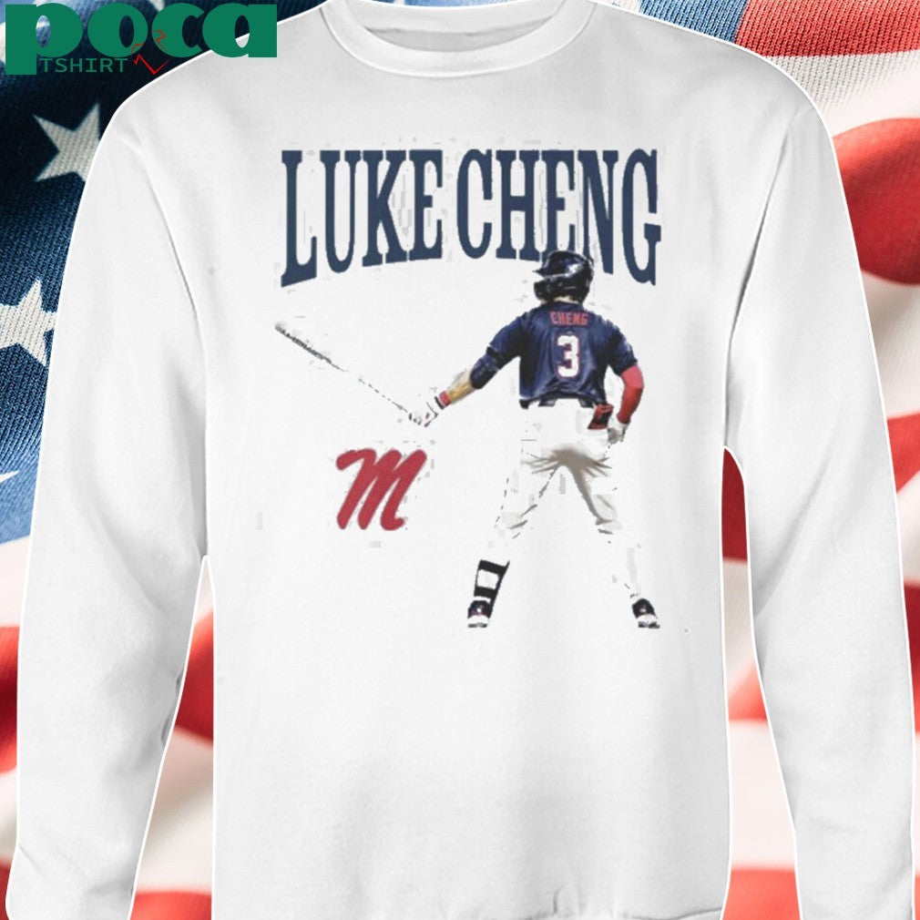 Luke Cheng Ole Miss Baseball shirt
