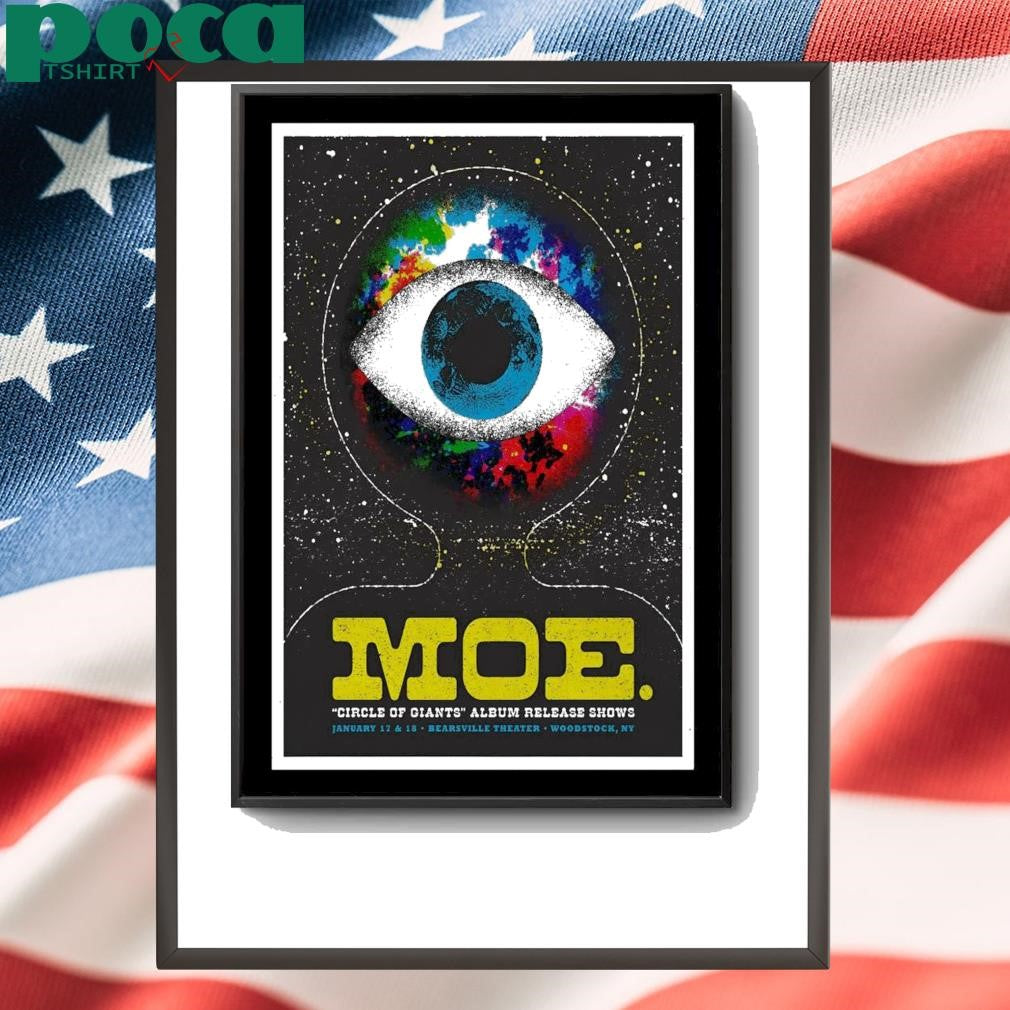 MOE. Circle of Giants Album Release Shows 2025 Poster shirt