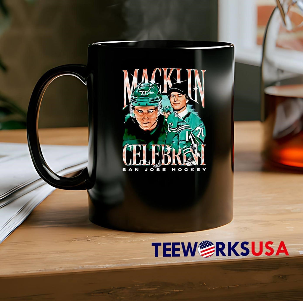 Macklin Celebrini San Jose Hockey shirt