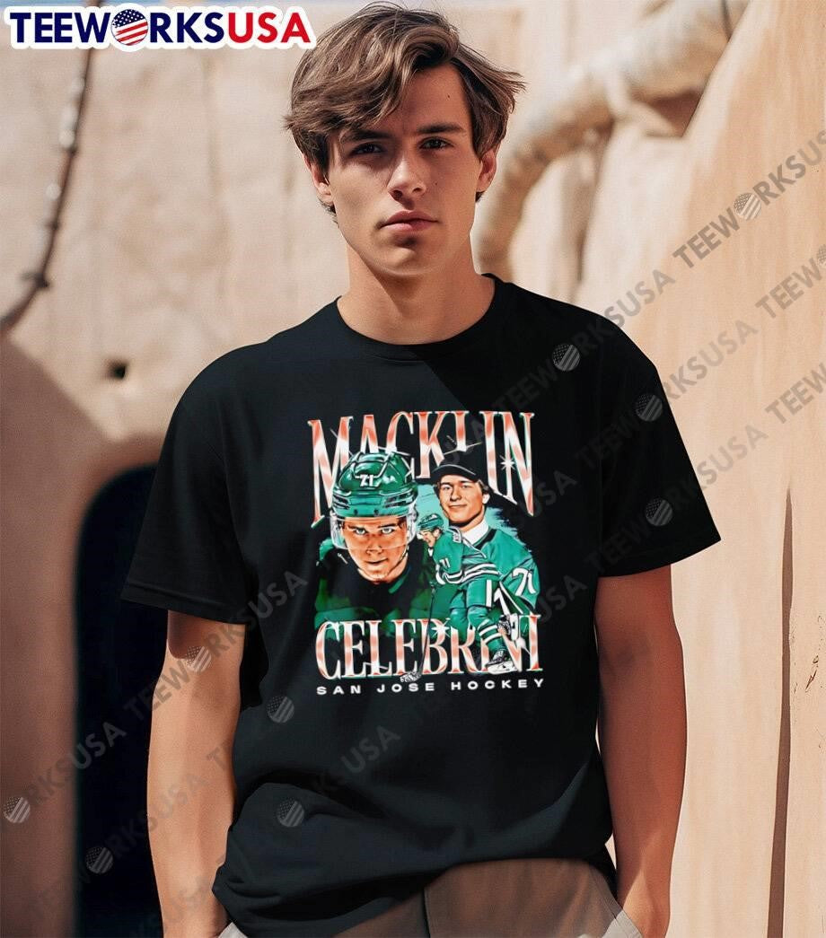 Macklin Celebrini San Jose Hockey shirt