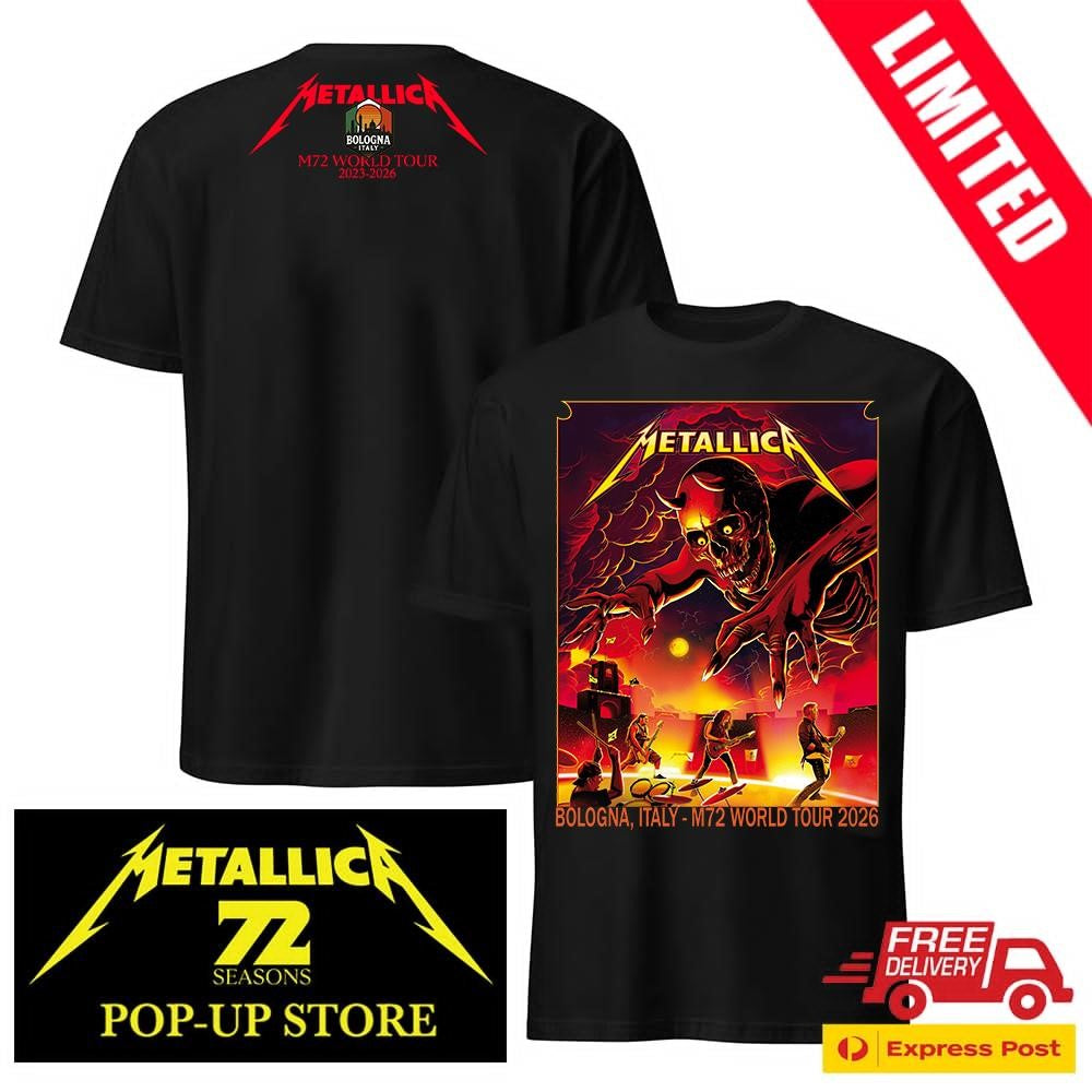 Maglia Metallica Bologna 2026 Poster Design by Nino Cammarata Official