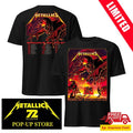 Maglietta Metallica Live Bologna Stadio Dall’Ara 2026 Official Merch Due Lati