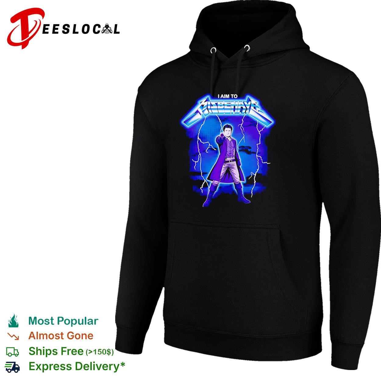 Malcolm Reynolds from Firefly in the style of Metallica’s Ride the Lightning shirt