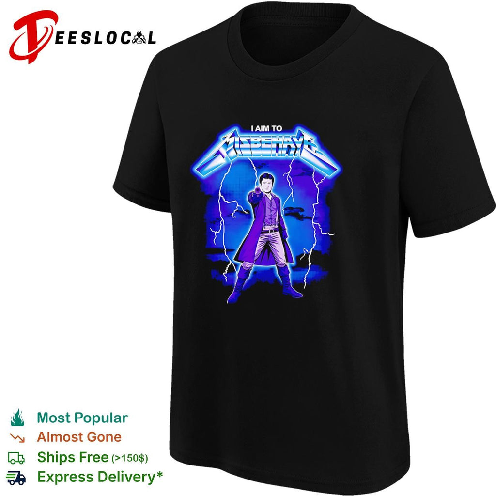 Malcolm Reynolds from Firefly in the style of Metallica’s Ride the Lightning shirt