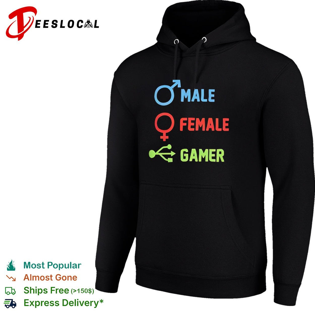 Male Female Gamer Symbols shirt