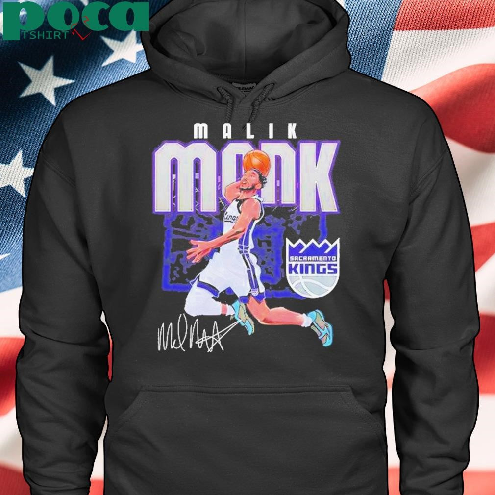 Malik Monk Sacramento Kings Nba Basketball Shattered Signature Vintage Shirt