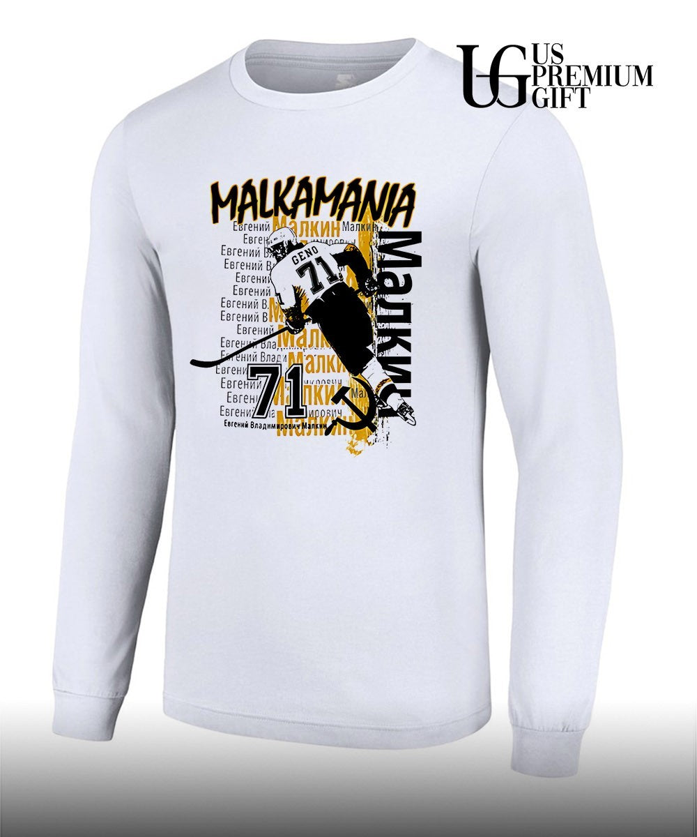 Malkamania Evgeni Malkin Pittsburgh Penguins hockey shirt