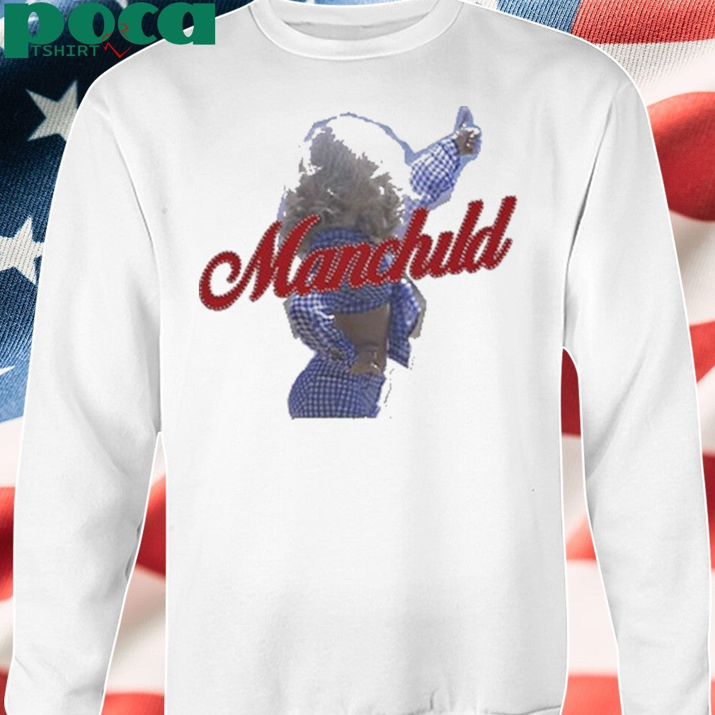 Manchild Rhinestone Shirt