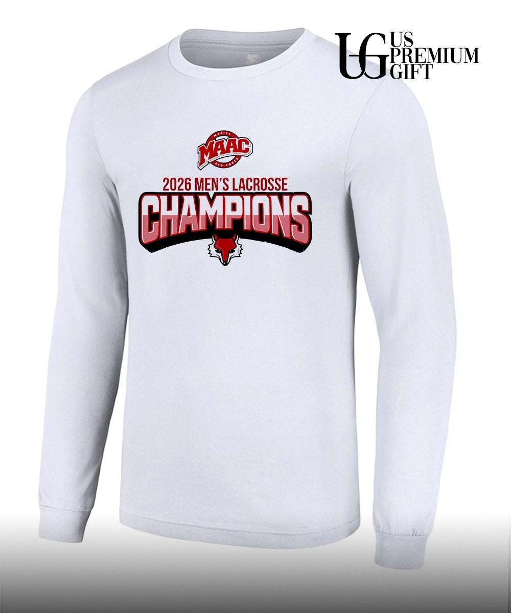 Marist University 2026 Men’s Lacrosse Champions logo shirt