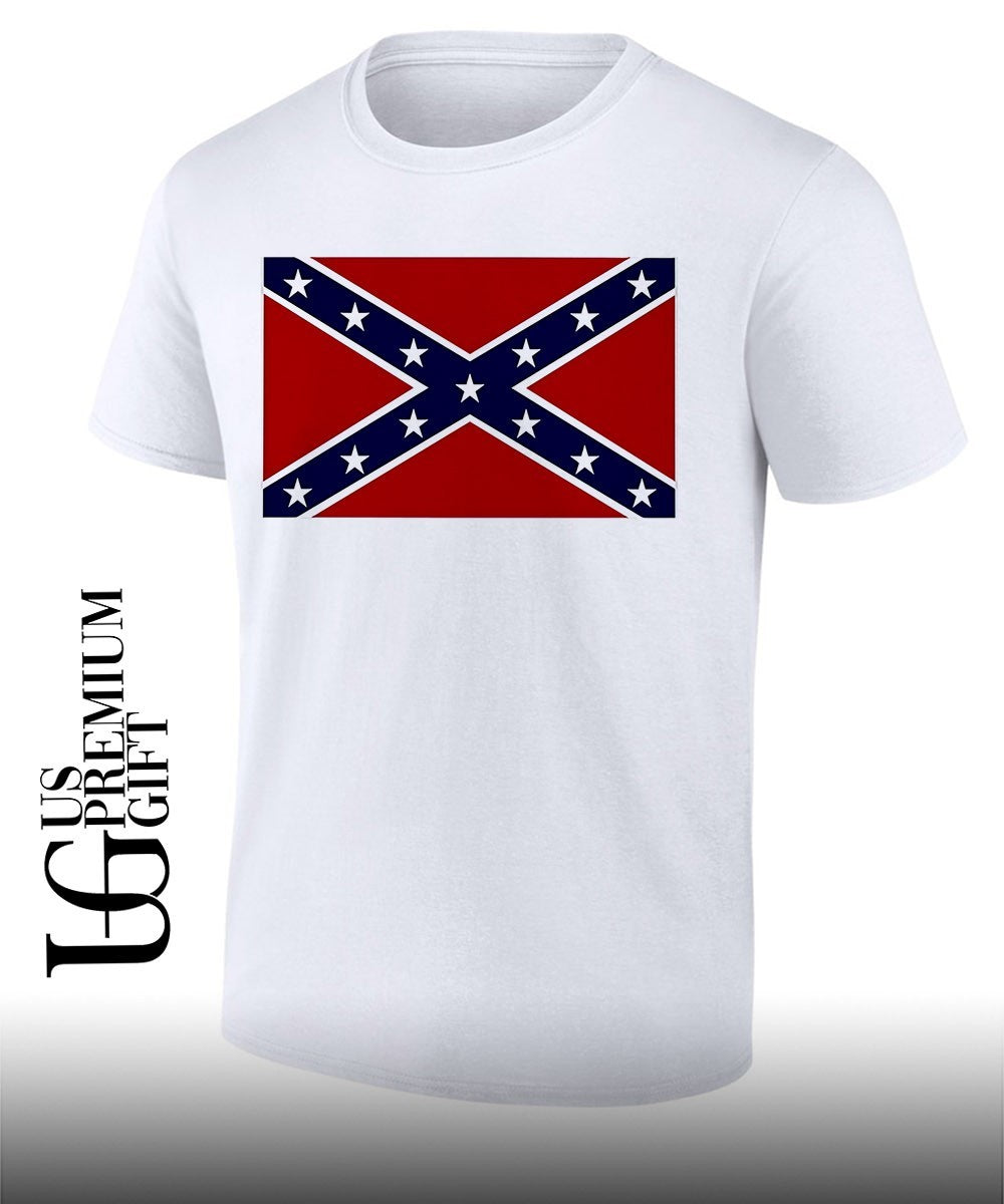 Mark Lee wearing Confederate flag shirt