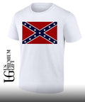 Mark Lee wearing Confederate flag shirt