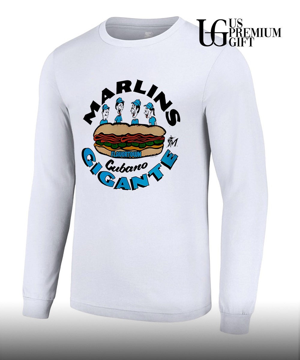 Marlins Cubano Gigante Flavortown Sandwich shirt