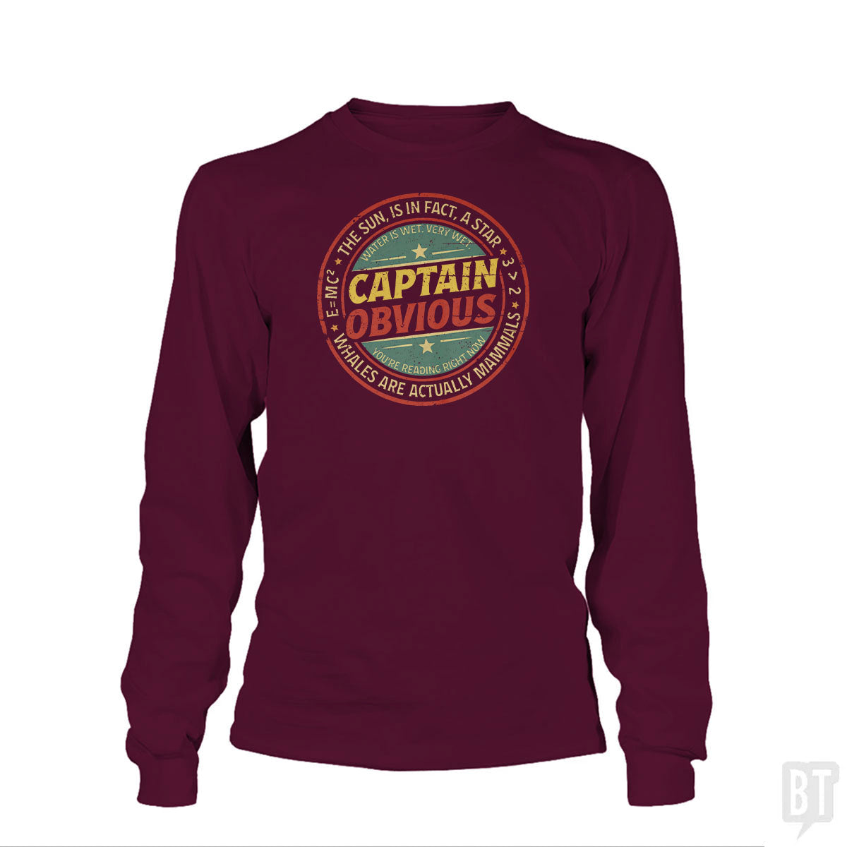 Captain Obvious Long Sleeve