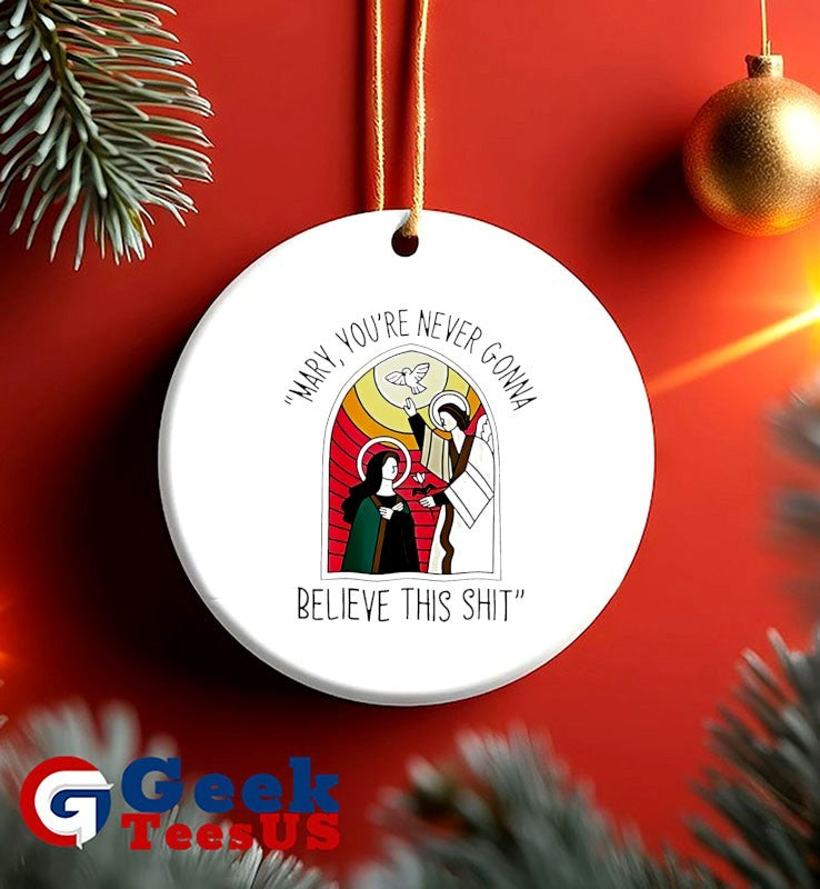 Mary you’re never gonna believe this shit Christmas 2025 shirt