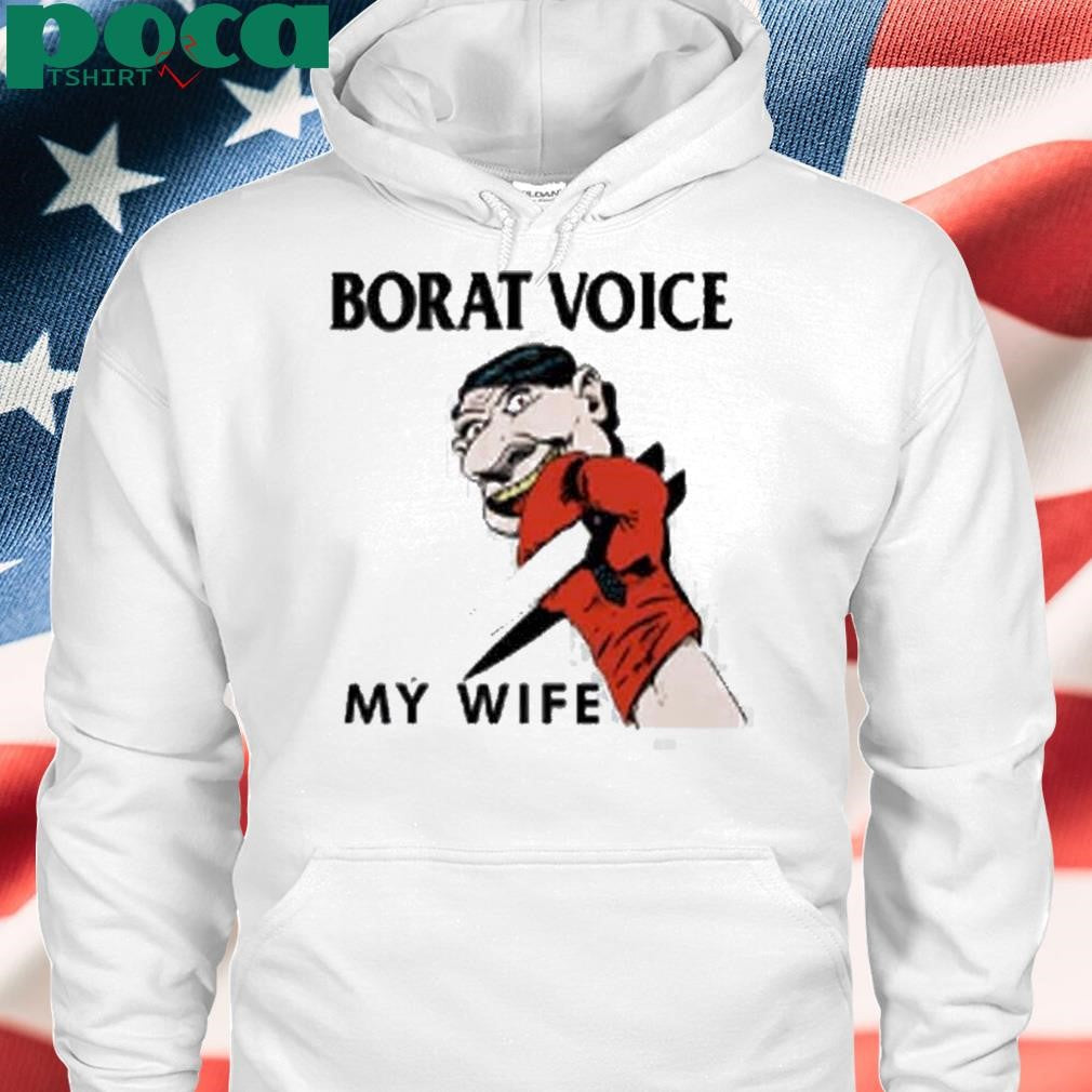 Matt Skiba Wearing Borat Voice My Wife Shirt