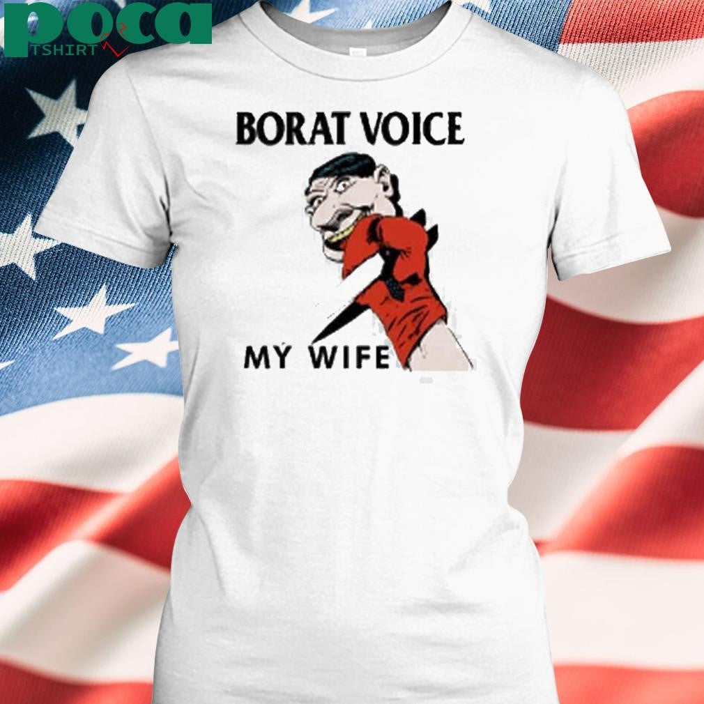Matt Skiba Wearing Borat Voice My Wife Shirt