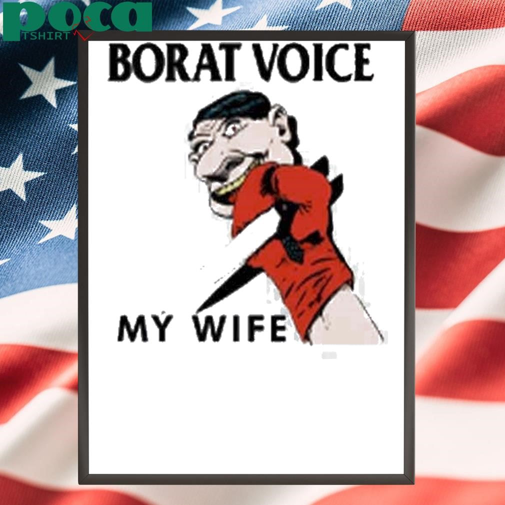Matt Skiba Wearing Borat Voice My Wife Shirt