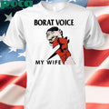 Matt Skiba Wearing Borat Voice My Wife Shirt