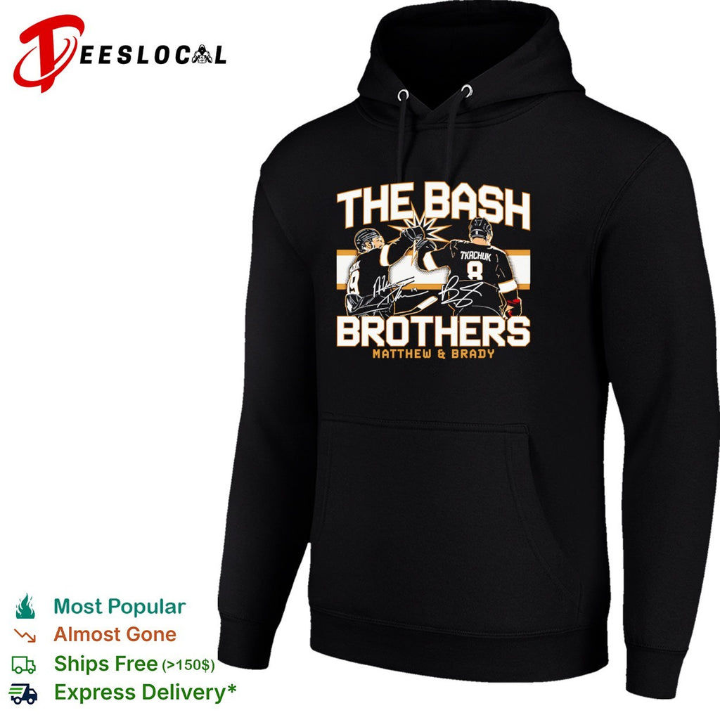Matthew Tkachuk and Brady Tkachuk NHL The Bash Brothers Matthew and Brady signature shirt