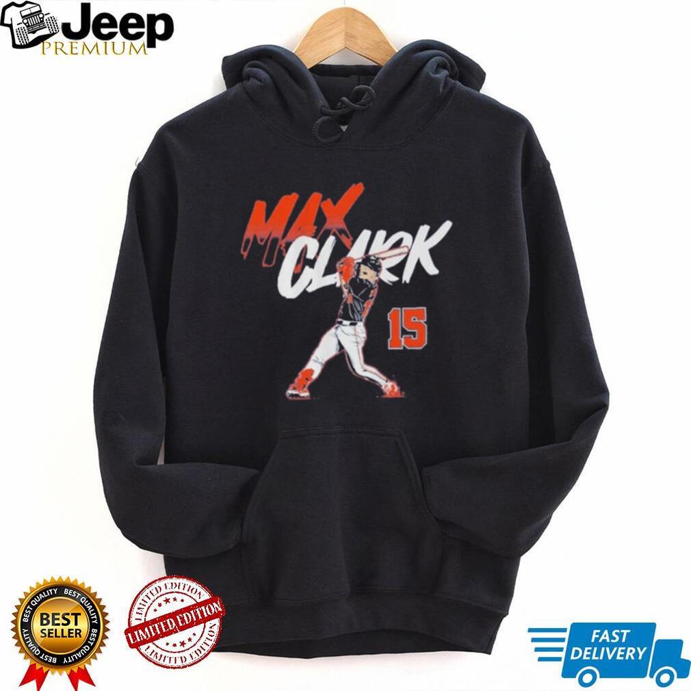 Max Clark Detroit Tigers Slugger Swing Number shirt