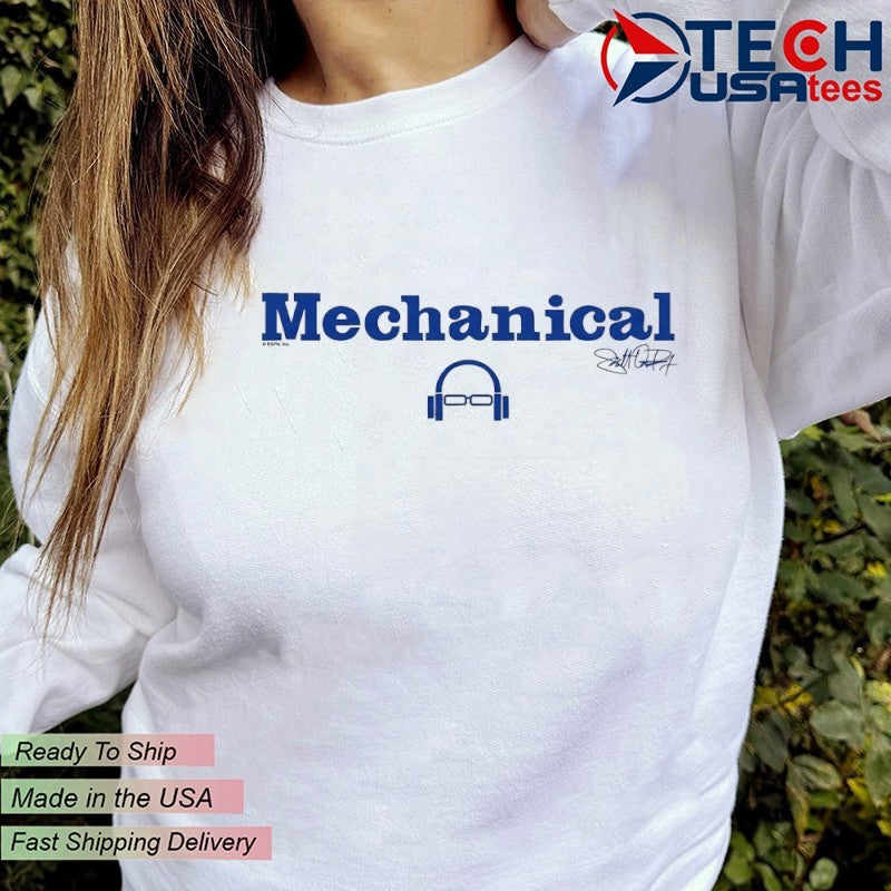 Mechanical Scott Van Pelt signature shirt