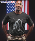 Medieval Knight Standing In A Frame Shirt