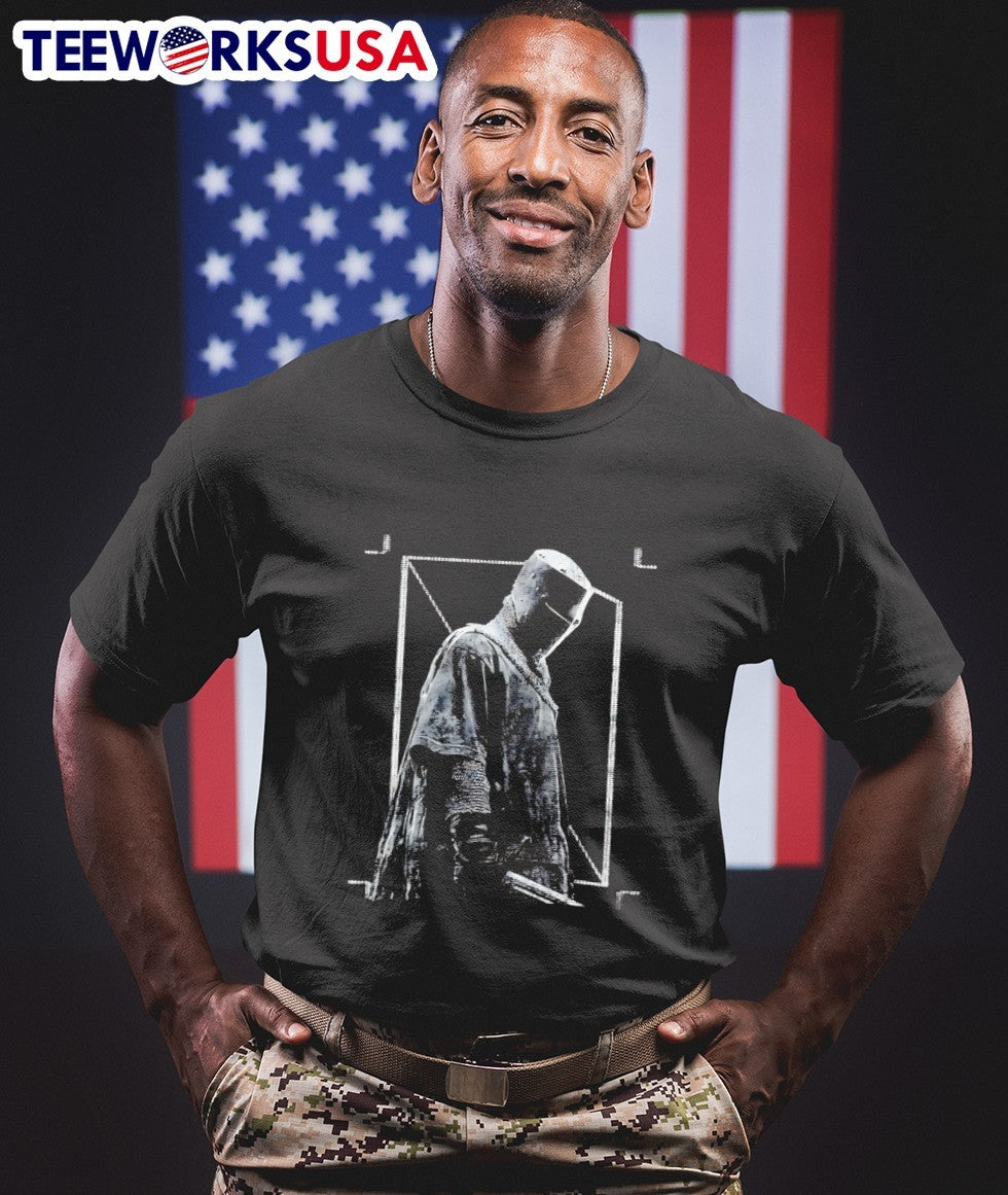 Medieval Knight Standing In A Frame Shirt