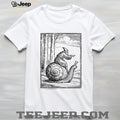 Medieval Snail Rider Graphic Vintage 90s Renaissance Fantasy shirt
