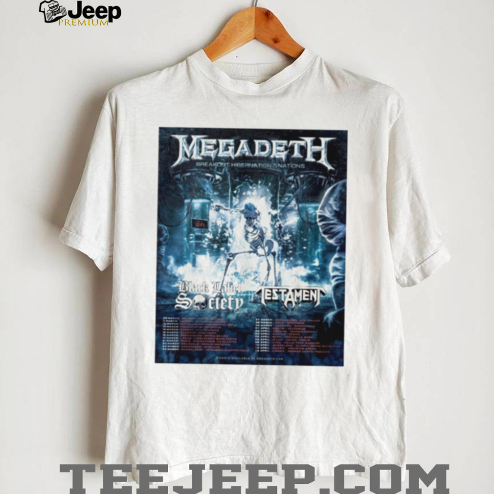 Megadeth Breakout Hibernation Of The Nations Tour 2027 Shirt